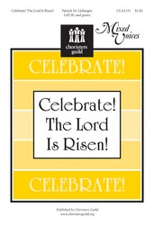 Celebrate the Lord Is Risen SATB choral sheet music cover Thumbnail